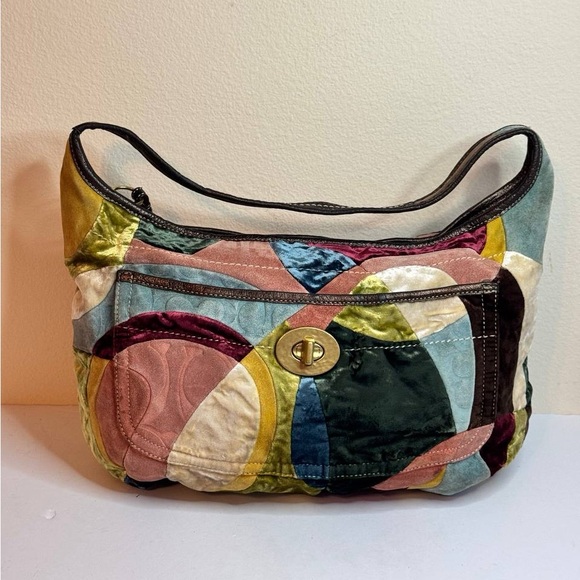 Coach Y2K Limited Edition Multicolor Ergo Patchwork Large Hobo Bag RARE - Picture 1 of 13